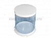 Pack TubeWVH Тубус с усиленным дном для тортов и цветов (ПВХ/Ламинация белая) 150/150/142
